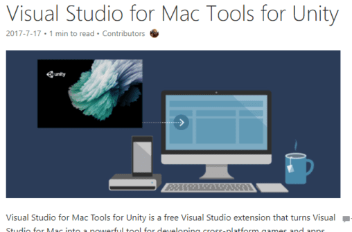 visual studio tools for unity mac visual studio tools for unity mac